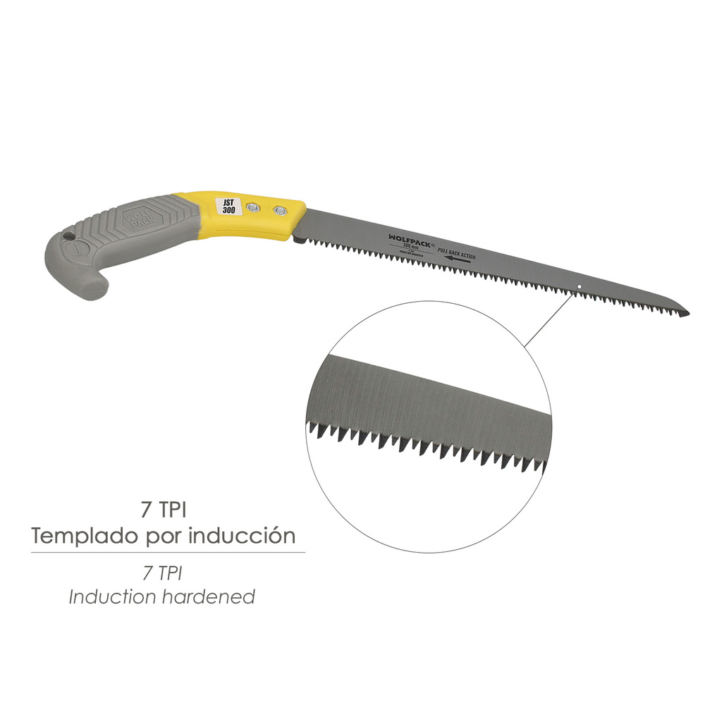 Serrucho Podar Recto Mango TPR JST 300 mm. - Imagen 5