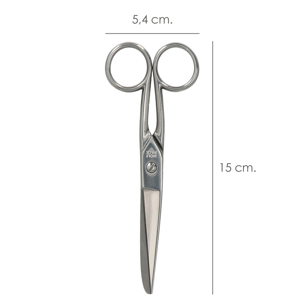 Tijera Costura 6,0" / 150 mm. Tijera De Costura Multifunción Acero Inoxidable Ideal Para Cortar Todo Tipo De Telas, Manualidades - Imagen 2