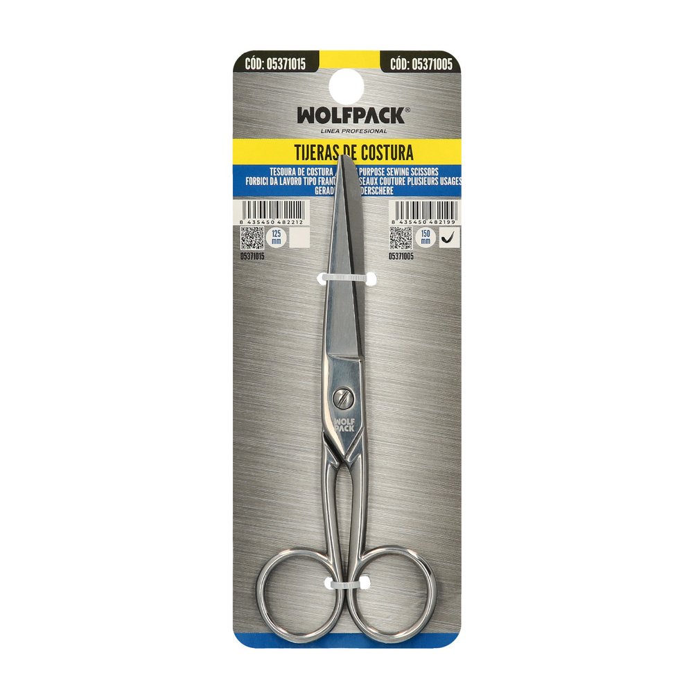 Tijera Costura 6,0" / 150 mm. Tijera De Costura Multifunción Acero Inoxidable Ideal Para Cortar Todo Tipo De Telas, Manualidades - Imagen 5