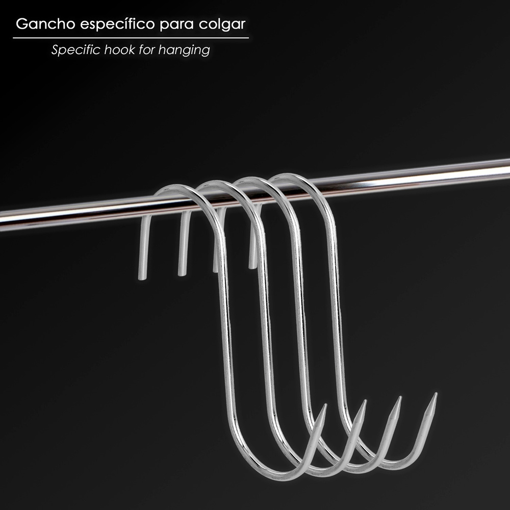 Blister 3 Ganchos Carnicero Inoxidables Nº 14 - Imagen 4