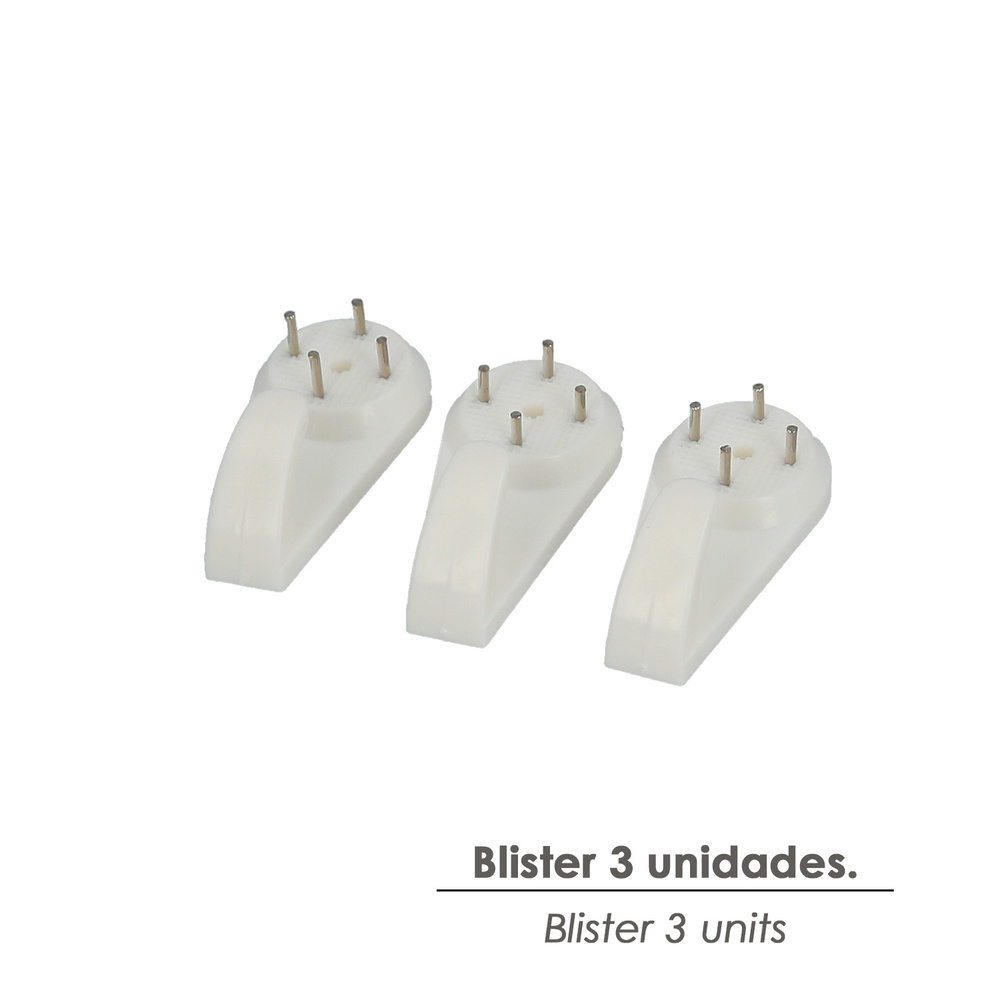 Cuelga Cuadros Gancho Grande (Blister 3 unidades) Clavar - Imagen 3