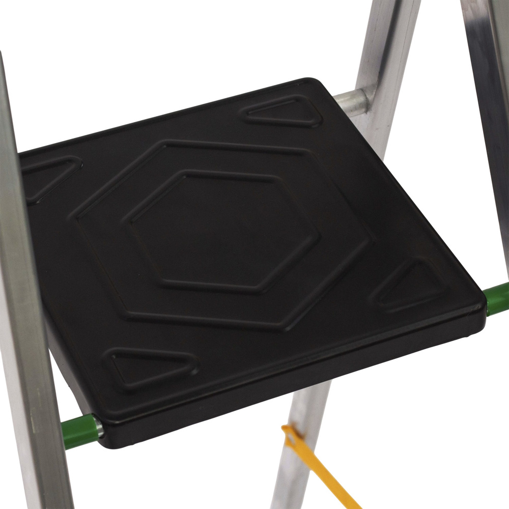 Escalera Aluminio 6 Peldaños Plegable, Uso doméstico, Antideslizante, Ligera y Resistente - Imagen 3