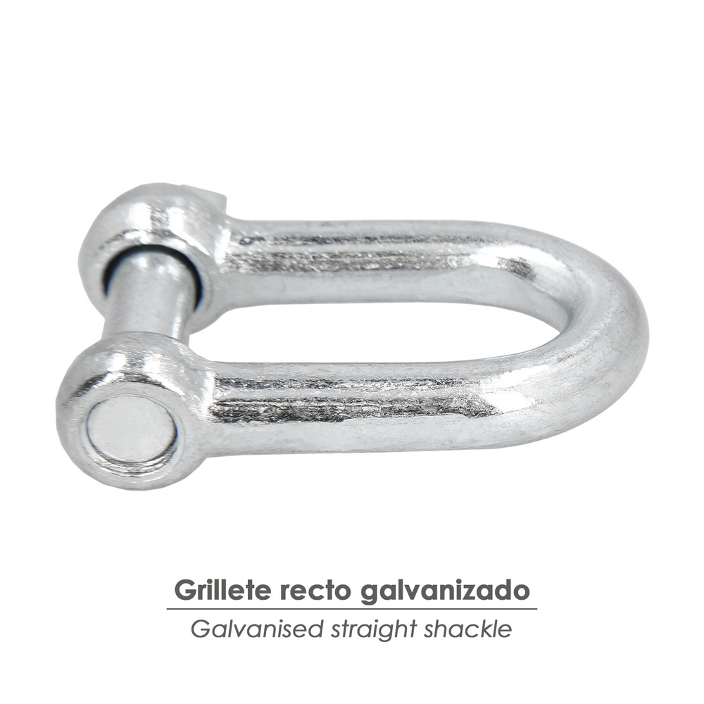 Grillete Recto Galvanizado 16 mm. 5/8" Uso Domestico - Imagen 3