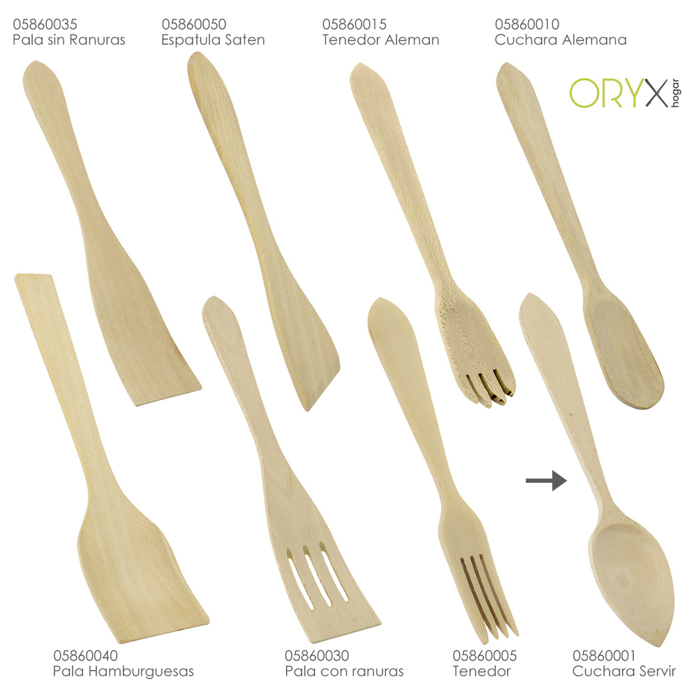 Cuchara Servir Cocina Madera Oryx 30 cm. - Imagen 3