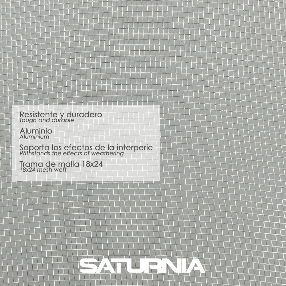 Tela Mosquitera Aluminio 18x14 Ancho 80 cm. Rollo 30 Metros. Malla Mosquitera Aluminio Anti Mosquitos, Antimoscas, - Imagen 4