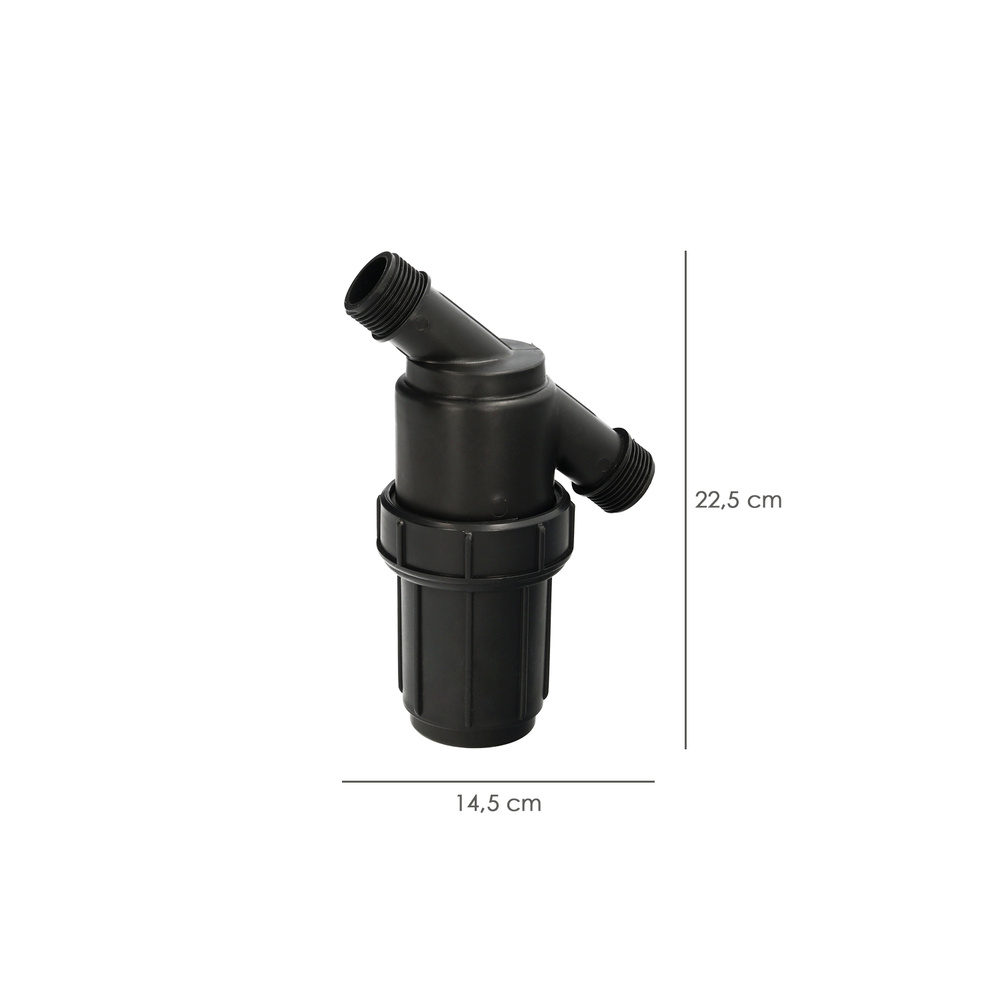 Filtro Con Malla Interior 1" Para Sistema De Goteo (Malla 100 Mesh) Riego Por Goteo, Microaspersión, Riego Por Nebulizacion - Imagen 2
