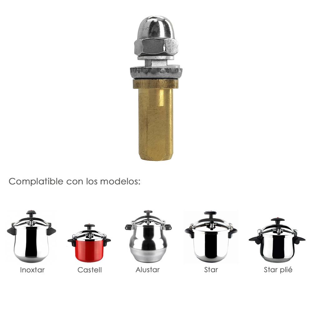 Cono y Husillo Para Olla Rápida Magefesa Star Inoxtar / Castell / Alustar / Star / Star Plié. Recambio original. - Imagen 4