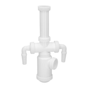 Sifon Botella Extensible 1 1/2" Salida Ø 40mm 2 Tomas Lavadora