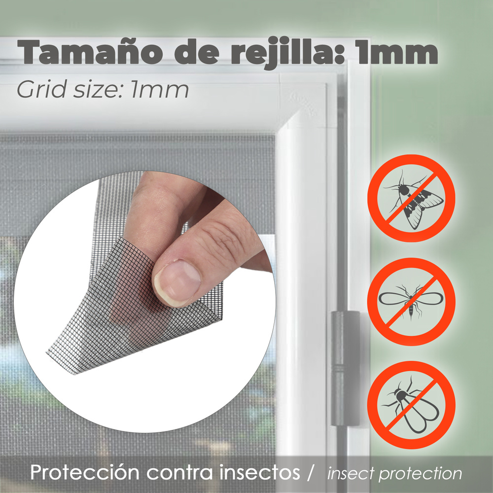 Cinta Reparadora Tela Mosquitera 5 Cm x 200 Cm - Imagen 5