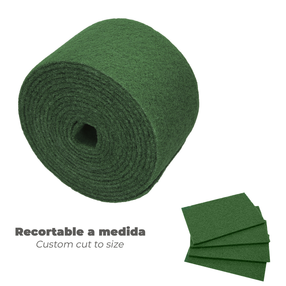 Estropajo Fibra Verde Profesional. Rollo De 14 Cm x 6 Mt. - Imagen 3