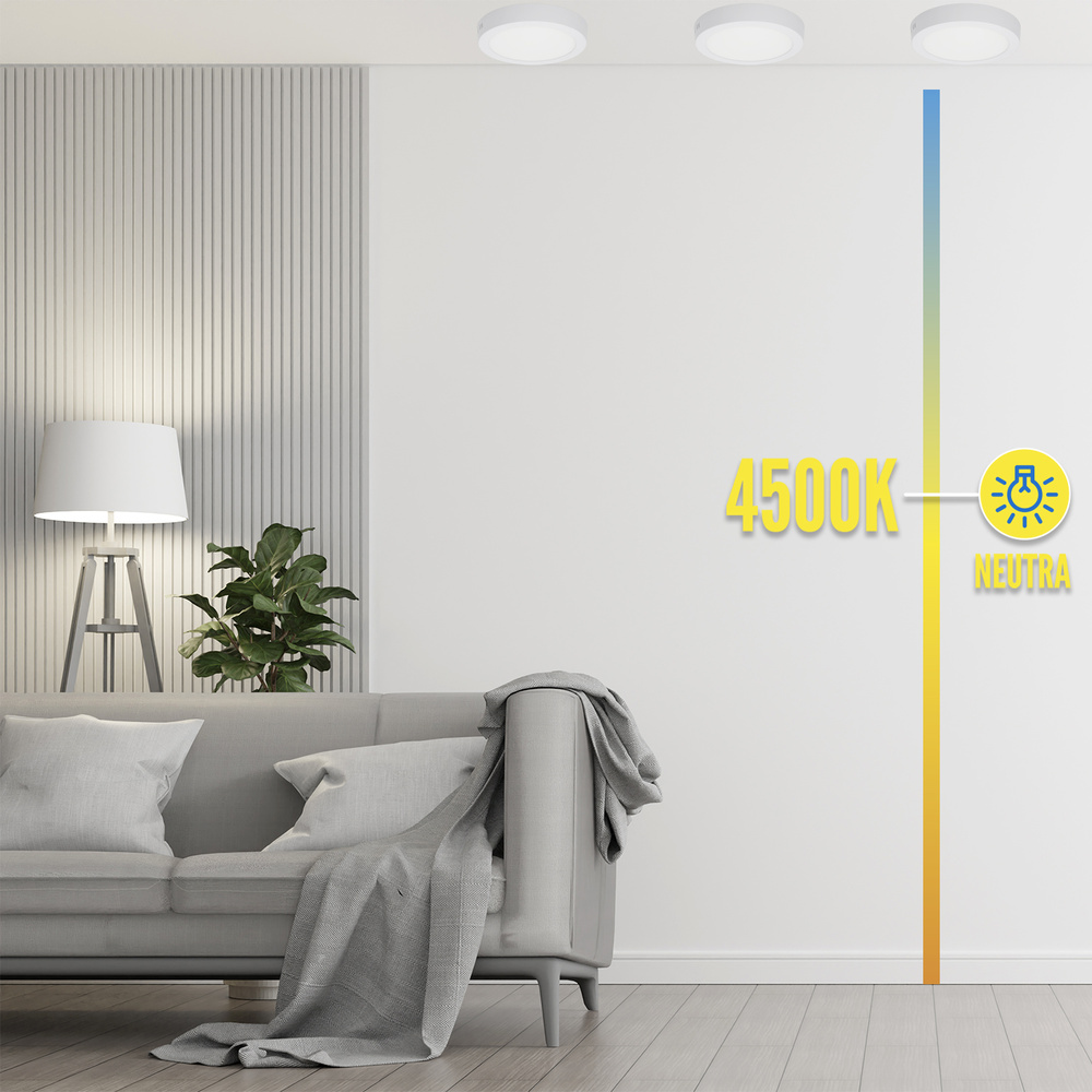 Downlight Superficie Led 20 Watt 1800 Lumenes 4500K - Imagen 4