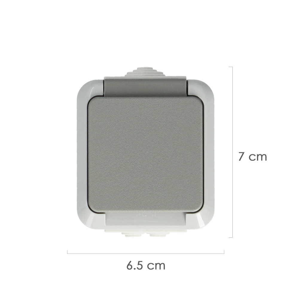 Base Con Tapa Gris - Imagen 2