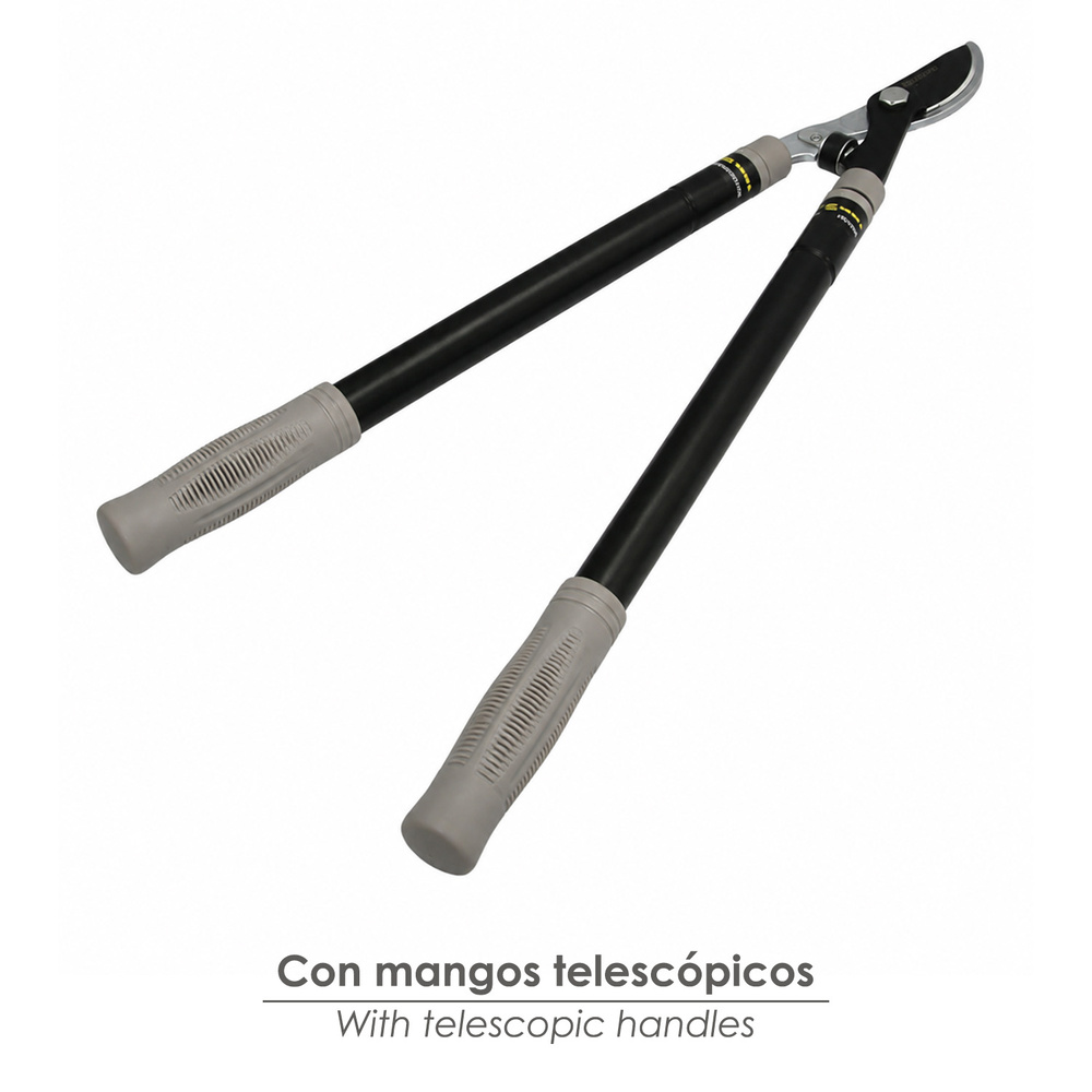 Tijeras Podar Profesional Acero Telescópica 2 Manos - Imagen 4
