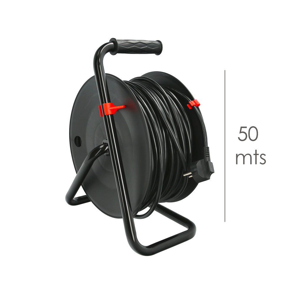 Extensible Industrial 4 Tomas 50 Metros 3 x 1,5 mm. con Protección Sobrecarga - Imagen 2