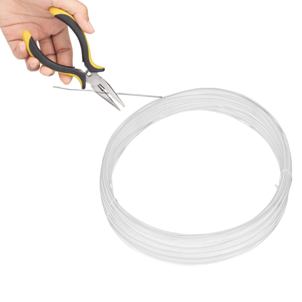 Alambre Plastificado 1,2 mm. Blanco (Rollo 50 metros) - Imagen 3
