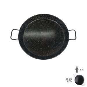 Paellera Valenciana Esmaltada 4 personas/ 30 cm