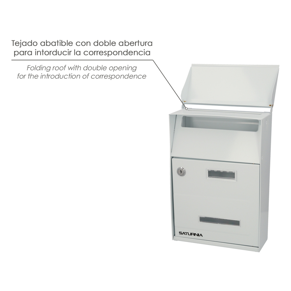 Buzon Exterior Country Blanco 215 x 320 x 105 mm. - Imagen 4