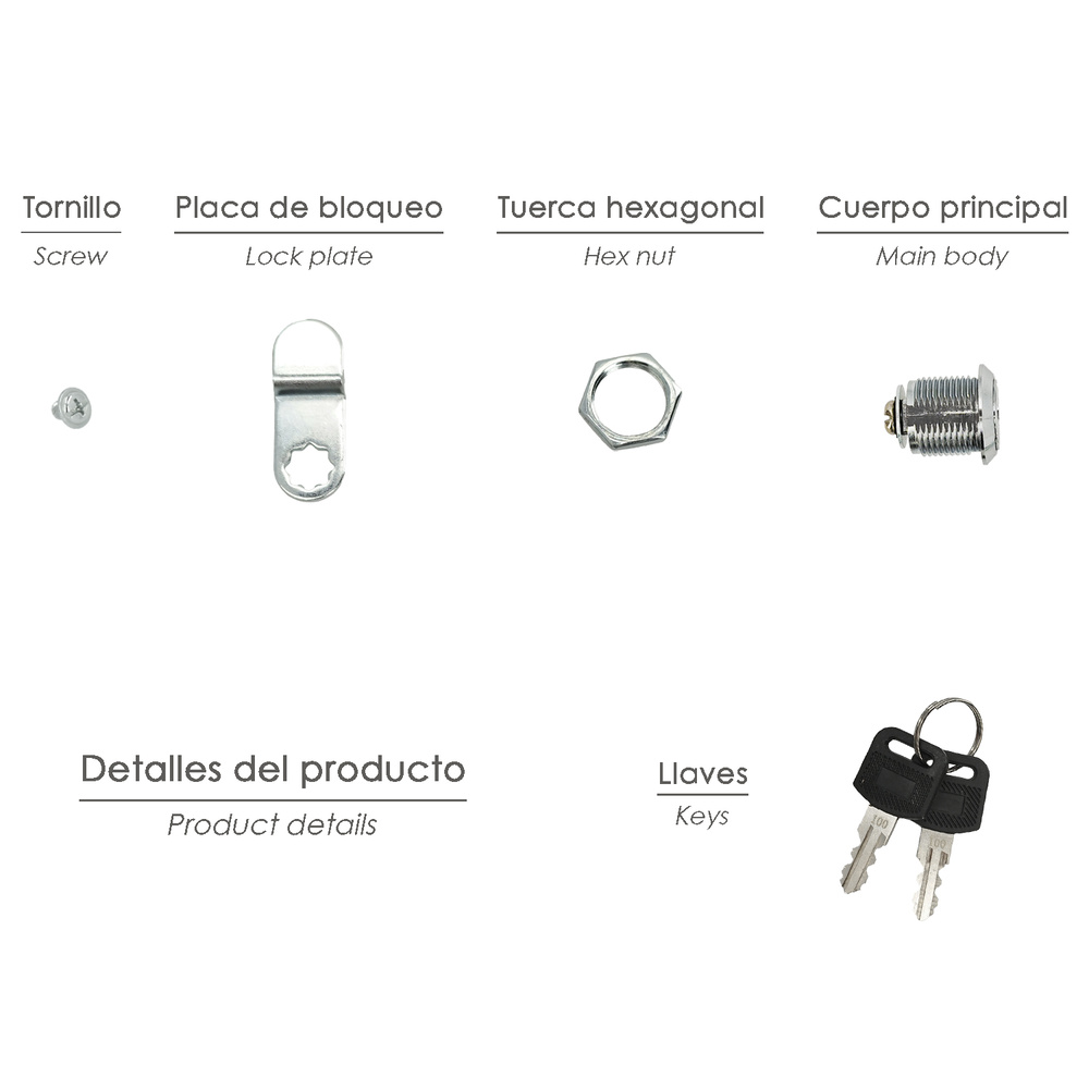 Cerradura Recambio Para Buzon Country - Imagen 3