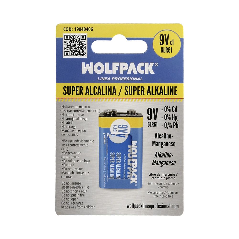 Pila Alcalina 6LR61 (Blister 1 Pieza) - Imagen 5