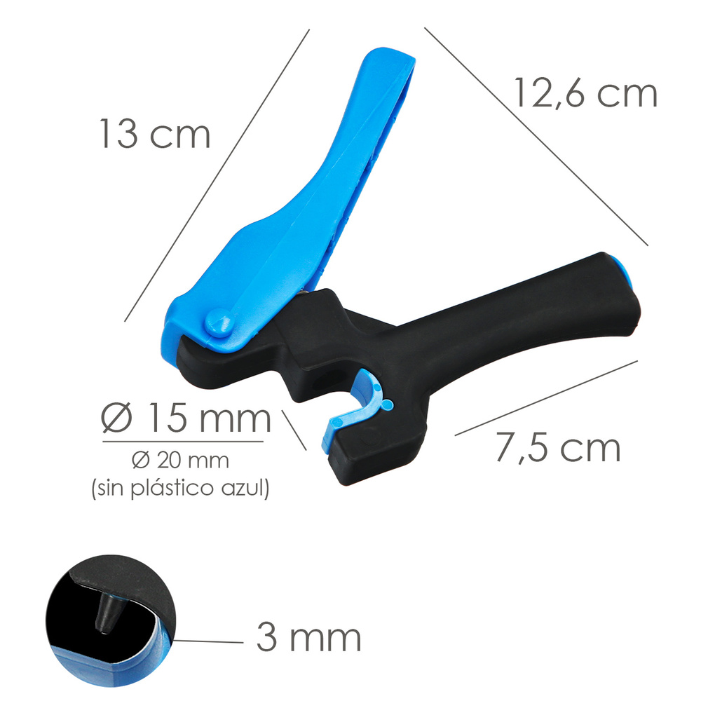 Pistola Sacabocados Para Tubo de Riego / Goteros / Goteos Ø 3 mm. Punzon Tubos Riego - Imagen 2