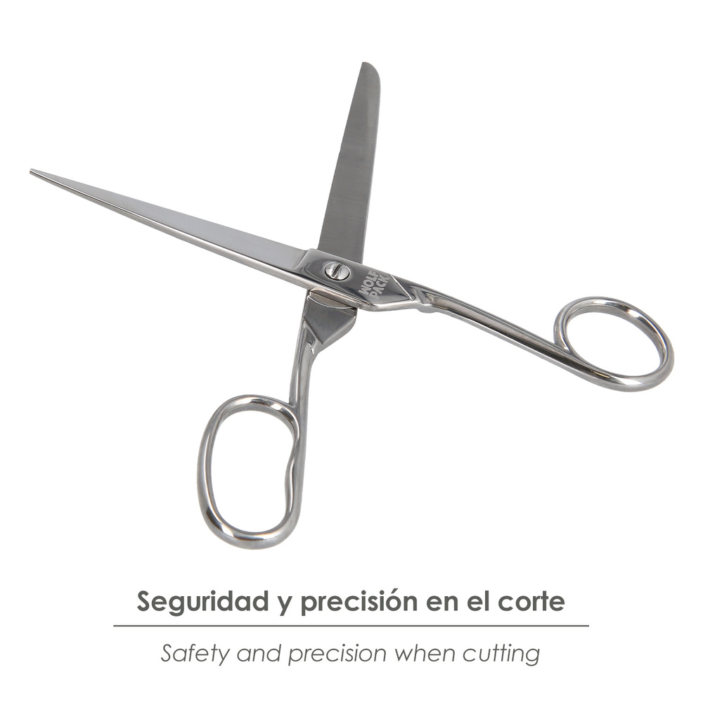 Tijera Modista 8,0" / 205 mm. tijera De Costura Multifunción Acero Inoxidable Ideal Para Cortar Todo Tipo De Telas, Manualidades - Imagen 3