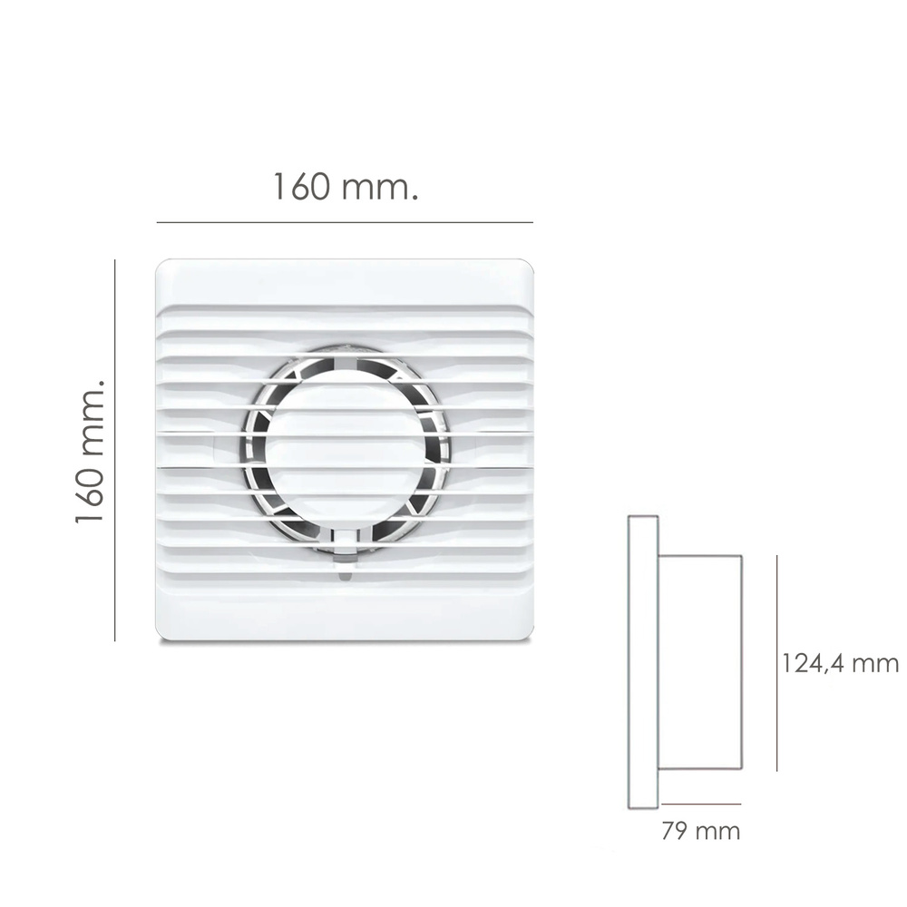 Extractor Aire Ø 125 mm. / 14 Watt. - Imagen 2