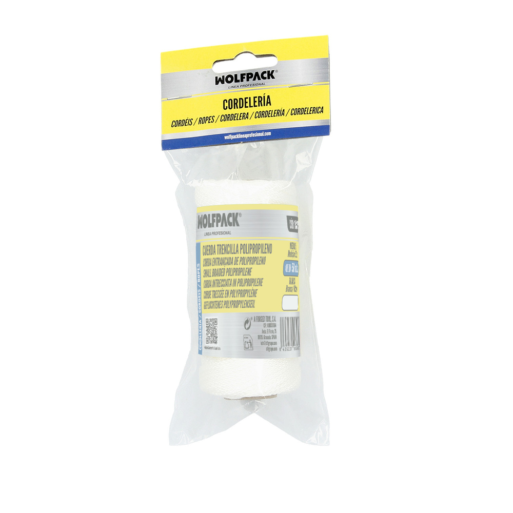 Cuerda Trencilla Polipropileno Blanco (Bobina 50 Metros) - Imagen 5