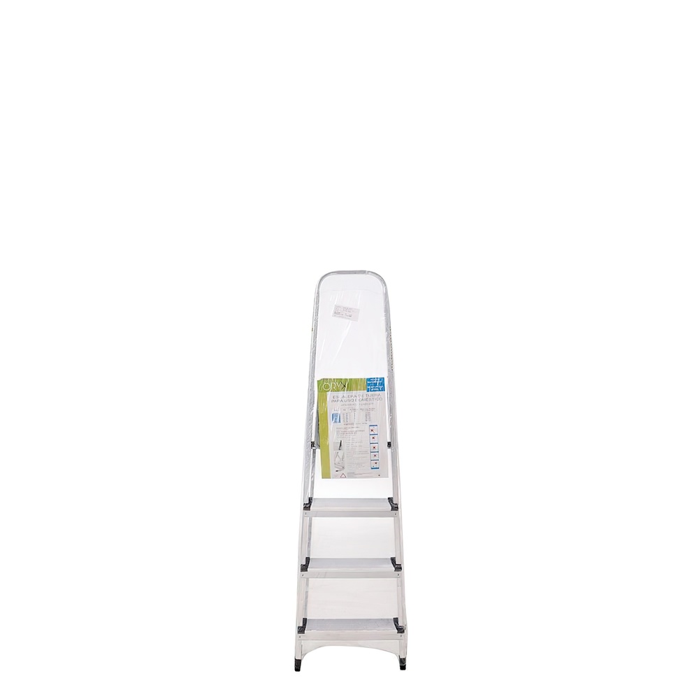 Escalera Aluminio 4 Peldaños Plegable, Uso doméstico, Antideslizante, Ligera y Resistente - Imagen 2