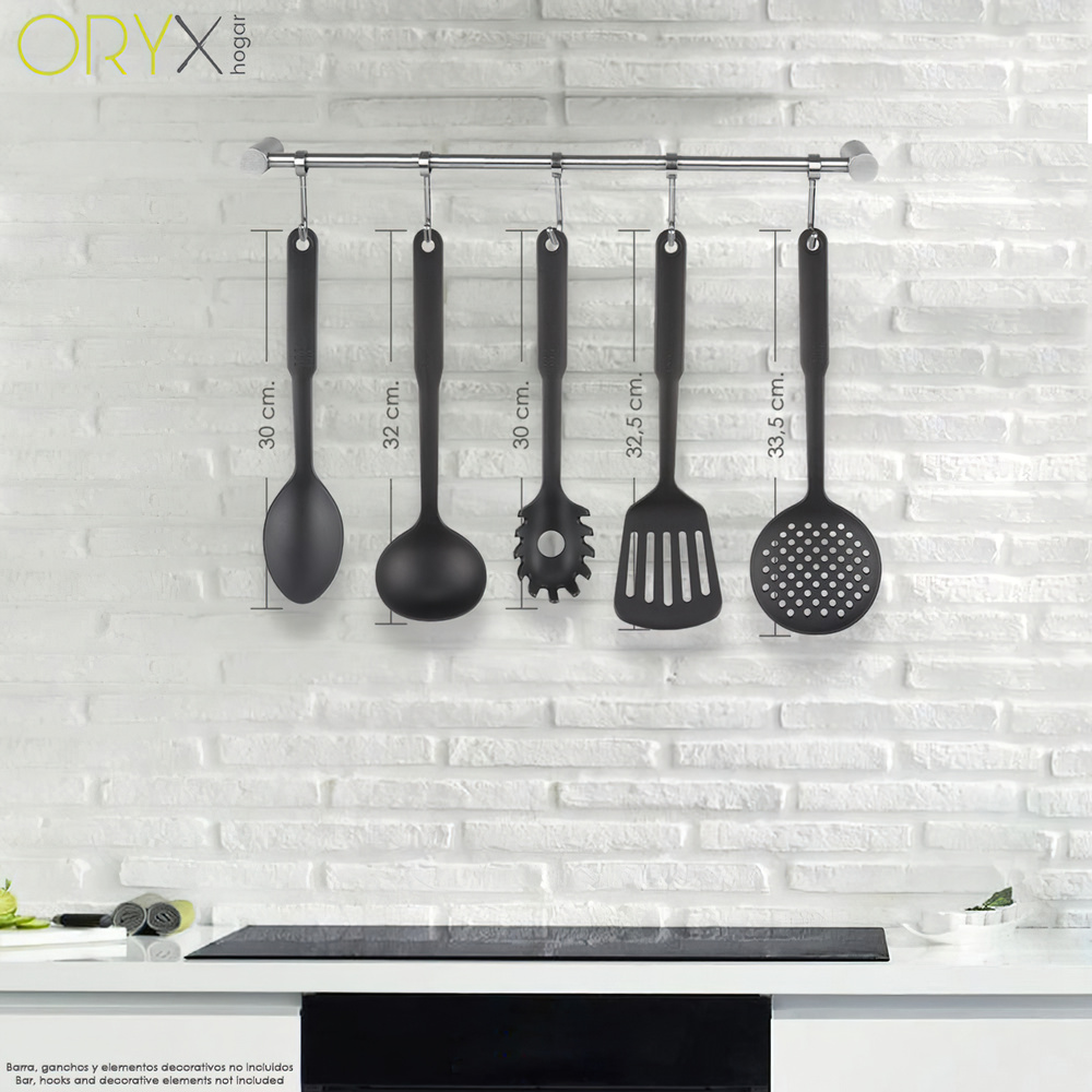 Cuchara Cocina Nylon Basic 30,5 x 7 cm. - Imagen 2