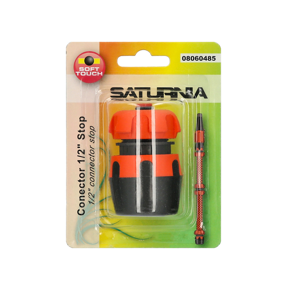 Conector Manguera Soft-Touch 1/2 Con Stop - Imagen 5