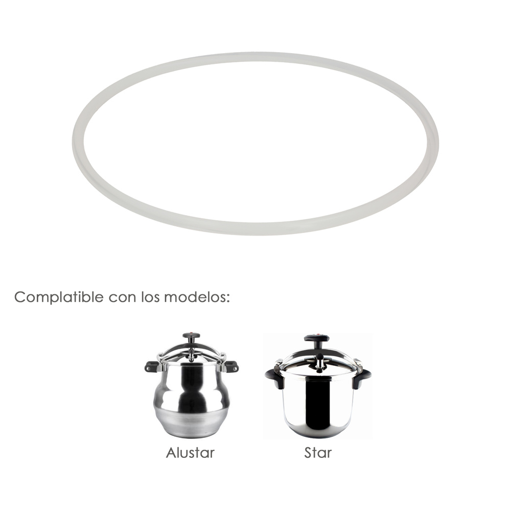 Junta De Silicona Para Olla Magefesa Ø26cm Olla Express Magefesa Alustar / Star / Inoxtar. Recambio Original. - Imagen 4