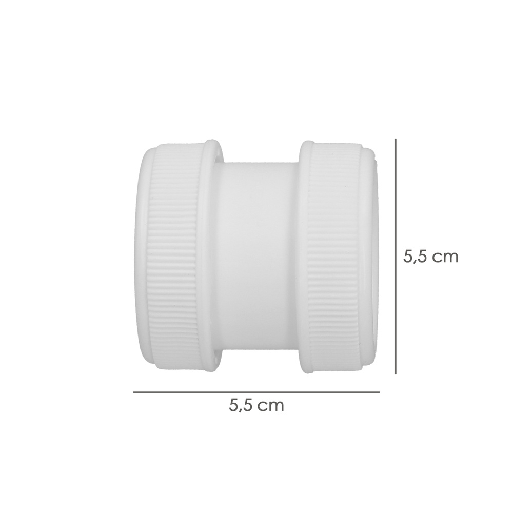 Manguito Reparador Desagues / Tubos Hembra - Hembra 1-1/2" - Imagen 2