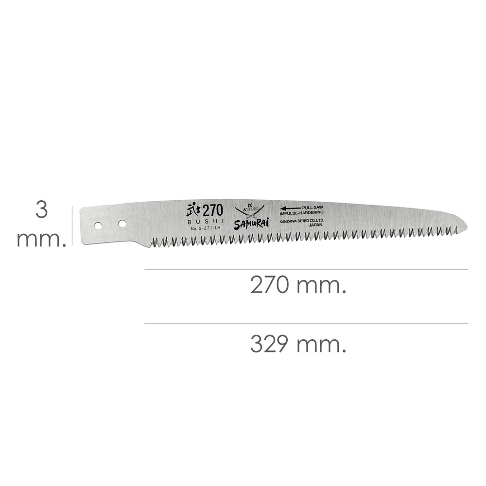 Hoja Recambio Serrucho Samurai JS 270 mm. - Imagen 2
