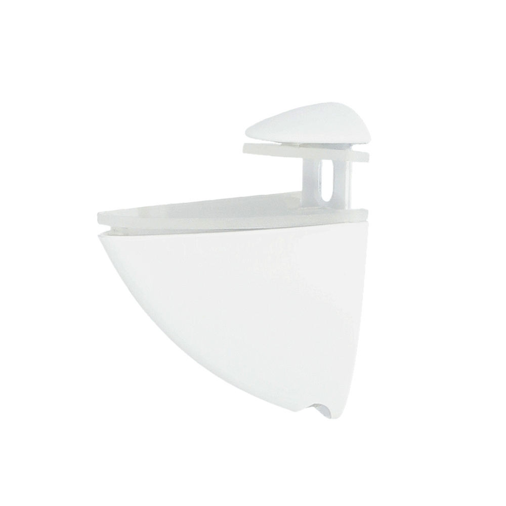 Soporte Pelicano Regulable Para Estante 1 / 20 mm. Blanco (1 Pieza)