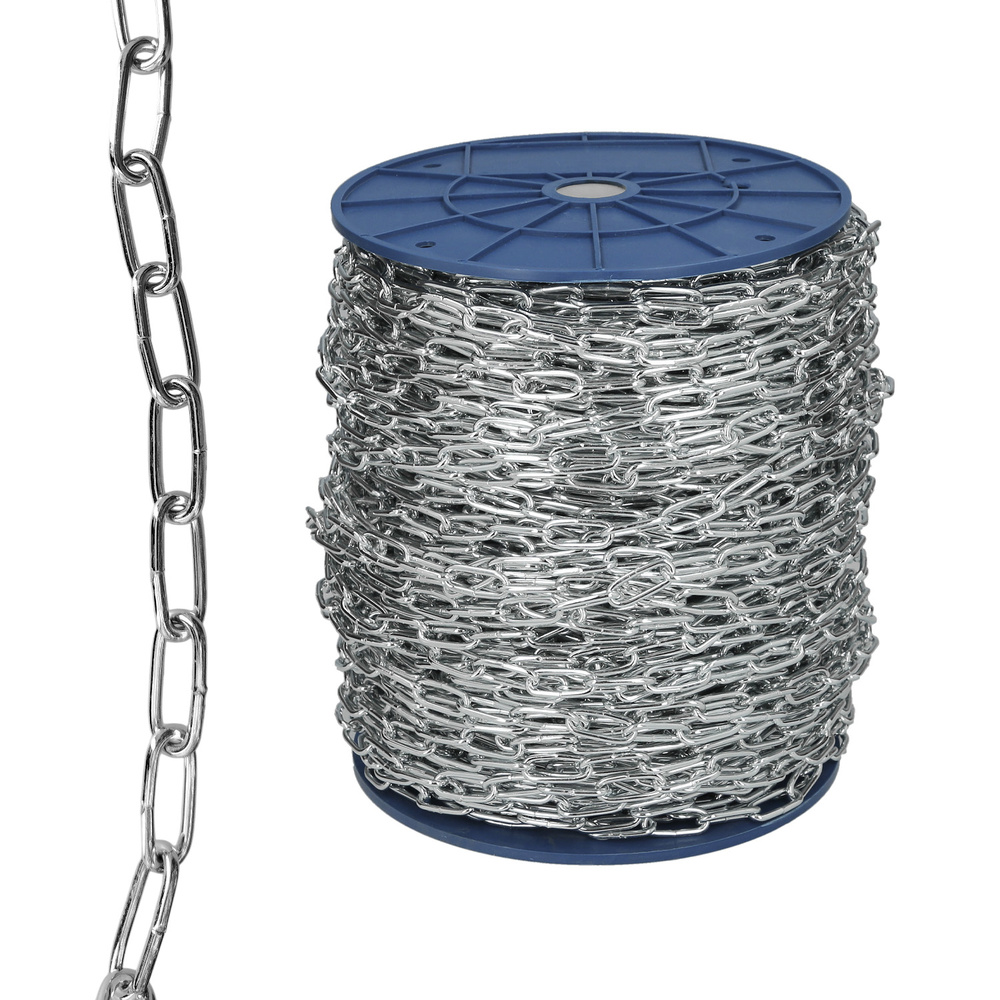 Cadena En Rollo Zincada 2 mm. (Rollo 111 metros)