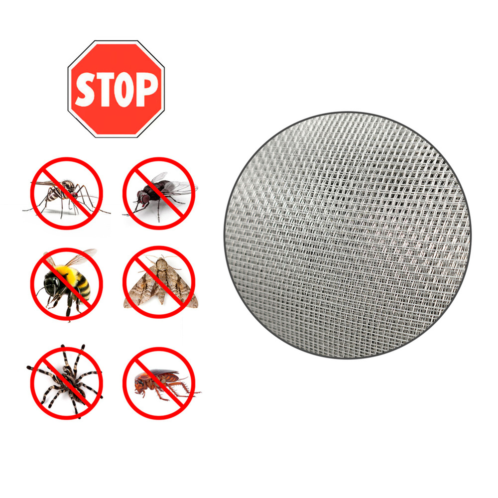 Tela Mosquitera Aluminio 18x14 Ancho 100 cm. Rollo 30 Metros. Malla Mosquitera Aluminio Anti Mosquitos, Antimoscas, - Imagen 2
