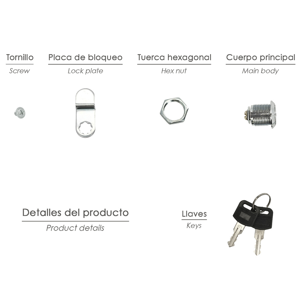 Cerradura Recambio Para Buzon House - Imagen 3