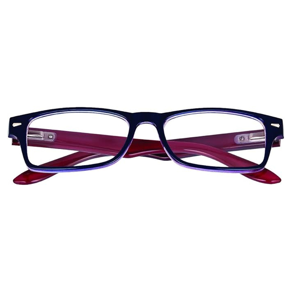 Gafas Lectura Kansas Azul Oscuro / Rojo. Aumento +2,5 Gafas De Vista, Gafas De Aumento, Gafas Visión Borrosa - Imagen 4