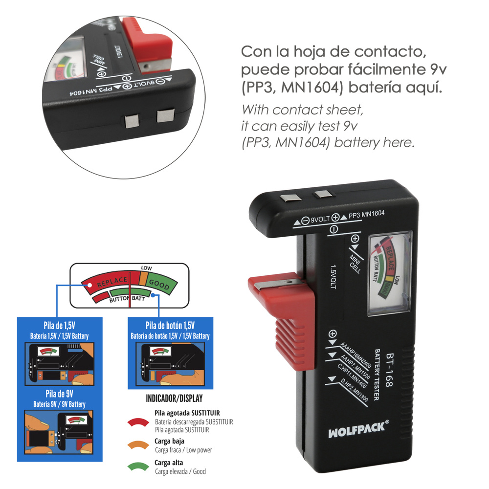 Comprobador De Carga De Pilas - Imagen 3