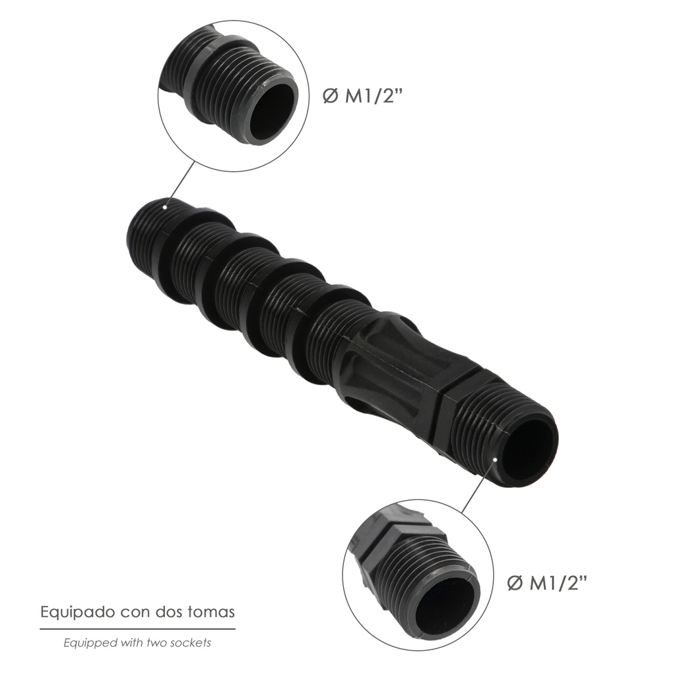 Bobina Recortable Para Difusores Goteo Ø 1/2" - Ø 1/2" Riego Por Goteo, Microaspersión, Riego Por Nebulizacion - Imagen 3