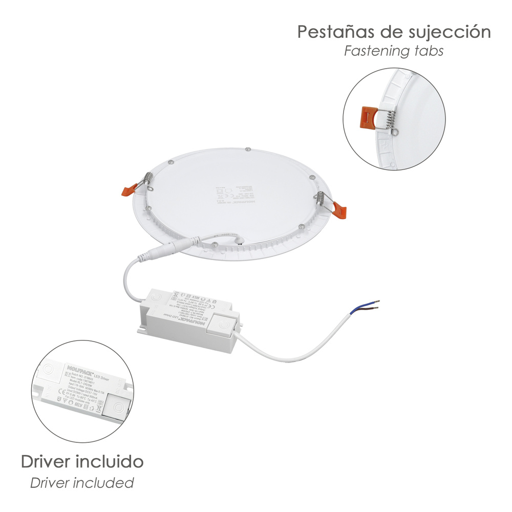 Downlight Led Empotrar 20 Watt 1800 Lumenes 3000K - Imagen 5