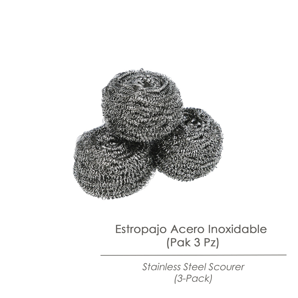 Estropajo Acero Inoxidable (Pak 3 Pz) - Imagen 3