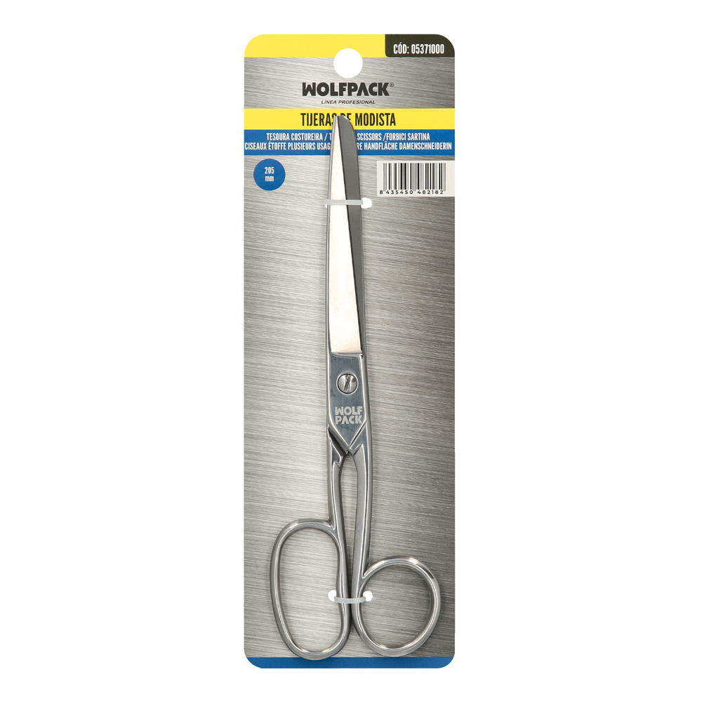 Tijera Modista 8,0" / 205 mm. tijera De Costura Multifunción Acero Inoxidable Ideal Para Cortar Todo Tipo De Telas, Manualidades - Imagen 5