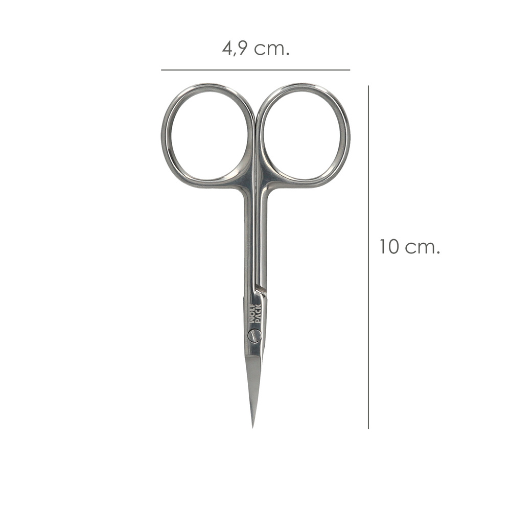 Tijeras Manicura Curva 3,5" / 100 mm. - Imagen 2