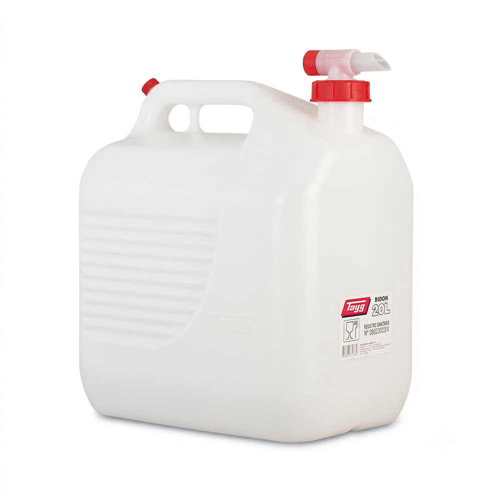 Bidon Con Grifo Plastico Alimentario 20 Litros
