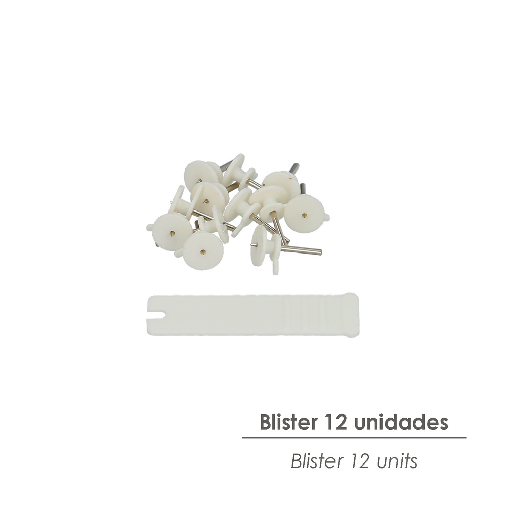 Cuelga Cuadros Redondo Pequeño (Blister 12 unidades) Clavar - Imagen 3
