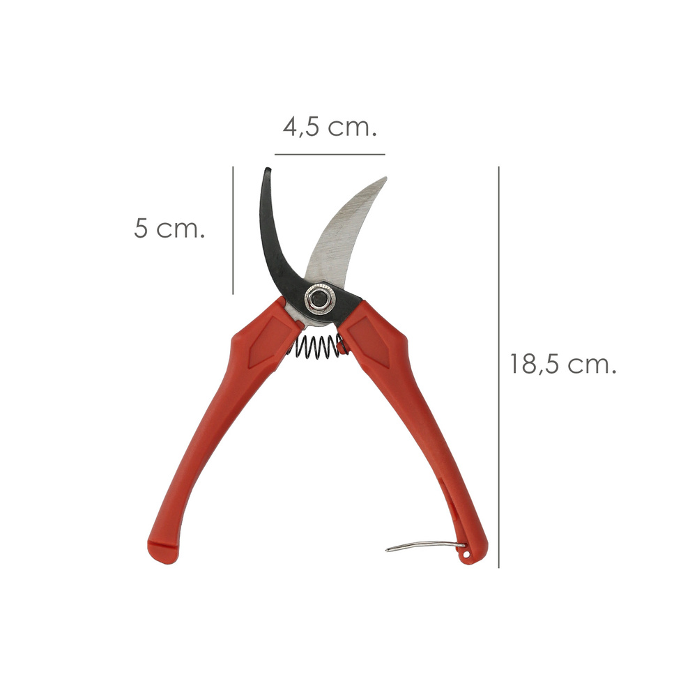Tijeras Vendimiar Curva 1 Mano P20/18 cm. - Imagen 2