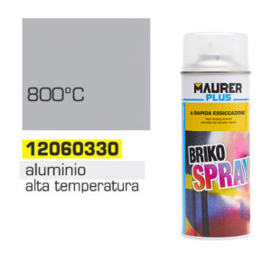 Spray Pintura Resistente Altas Temperaturas Aluminio 400 ml.