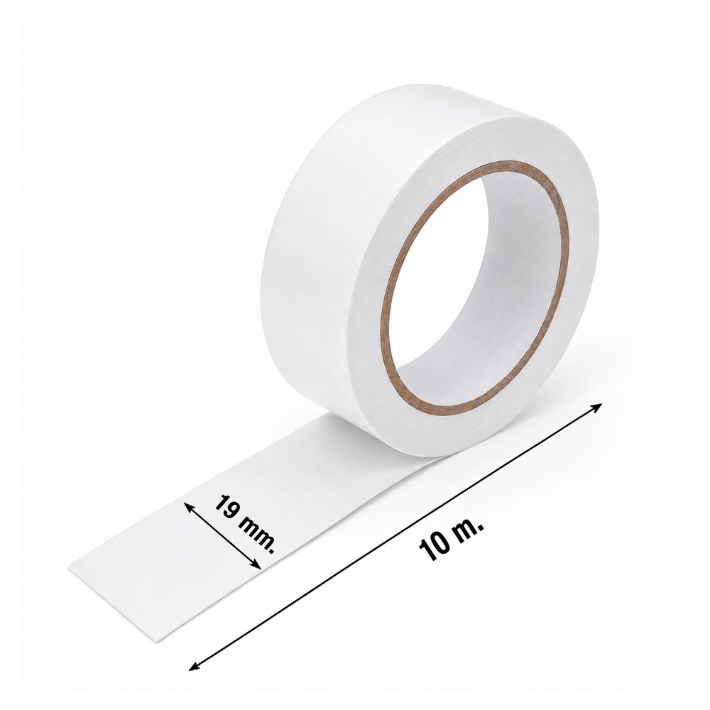 Cinta Aislante 10 m. x 19 mm. Blanca Uso doméstico - Imagen 2