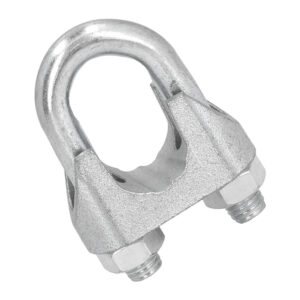 Sujetacables Galvanizado 6 mm. 1/4" Uso Domestico